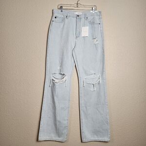 KanCan 90's Flare High-Rise Distressed Jeans 13/30 New